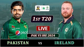 PAKISTAN vs IRELAND 2nd T20 MATCH LIVE  PAK vs IRE LIVE COMMENTARY  pak bat [upl. by Toms211]