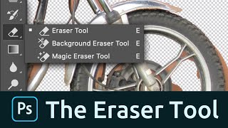 How to Use the Eraser Tool in Photoshop [upl. by Lihka]