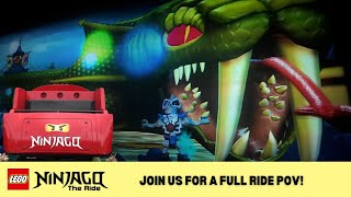 LEGO® NINJAGO® The Ride Front Row On Ride POV [upl. by Attah]