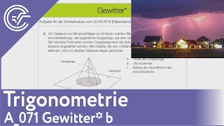 Zentralmatura Mathematik 2020 Aufgabenpool  Trigonometrie Schritt für Schritt erklärt [upl. by Leonidas]