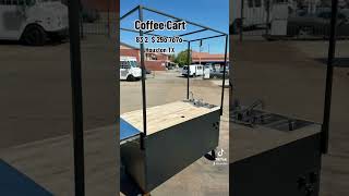 Coffee Cart Espresso Cart Catering Cart [upl. by Ginni]