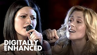 Lara Fabian amp Laura Pausini  La Solitudine Live at Dolce Italia Italy 2002  HD [upl. by Meekahs]