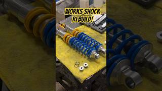 I installed works shocks after a complete rebuild Suzuki LT250R 2stroke quadracer atv vintage [upl. by Onitnas309]