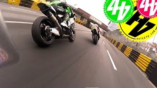 Onboard with Peter Hickman at Macau Grand Prix [upl. by Sateia920]