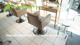 Salon Booth Rental A Guide For Owners video [upl. by Horbal]