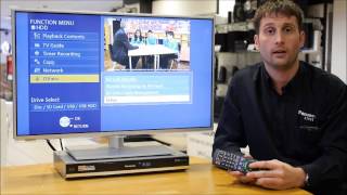 How to retune a Panasonic DVDHDD Freeview Recorder [upl. by Frissell]