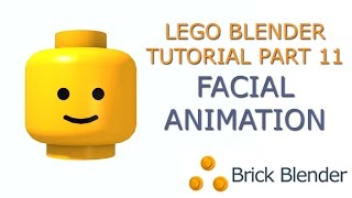 LEGO Blender Tutorial  Part 11 Facial Animation Part 1 [upl. by Calabrese588]