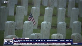 Evergreen Washelli annual Memorial Day celebration  FOX 13 Seattle [upl. by Ydorb673]