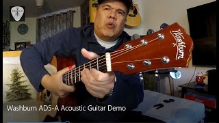 Washburn AD5 Apprentice Series Acoustic Guitar Demo Review [upl. by Sherrill497]