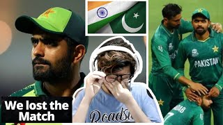 Pakistan lost the match🥺😭  Congratulations Team India  Pakistan reaction after losing to India [upl. by Solhcin416]