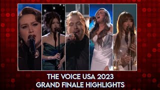 And the Winner Is The Voice USA 2023 Grand Finale Highlights [upl. by Pauwles]