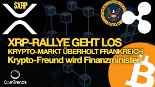 💸🔥XRPRallye dank TrumpTreffen  KryptoMarkt größer als Frankreichs Wirtschaft 🚀 MilkbagHype [upl. by Araiek]