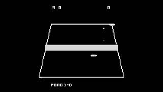 Pong 3D Tennis Hack Atari 2600 [upl. by Dita597]