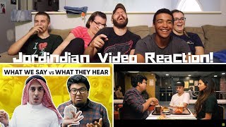 Jordindian REACTION  What We Say Vs What They Hear  Misinterpretations [upl. by Dadivitan552]