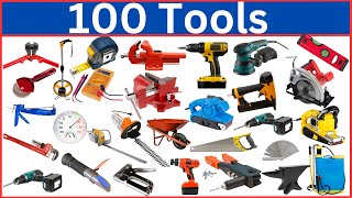 Tools Vocabulary  100 Tool Names You Need to Know [upl. by Sotsirhc]