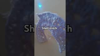 Shell stitchthe easiest stitch ive encountered 🫶🤩crochetpatterns youtube trendingshorts diy [upl. by Yarak38]