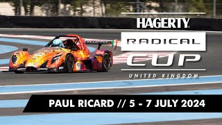 Hagerty Radical Cup UK 2024 Round 4  Paul Ricard  RACE 3 [upl. by Elocen249]