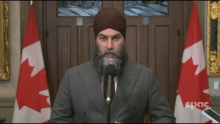 NDP Leader Jagmeet Singh on pharmacare deal affordability issues – February 5 2024 [upl. by Carlyle]