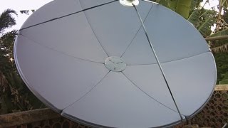 Apontamento Sat Intelsat 21 Antena Chapa 160 m 58w [upl. by Notyep]