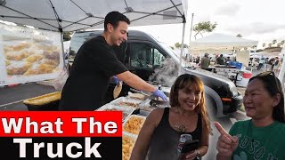 Food Finds At What The Truck In Waikele Hawaii With eatbeachcruise [upl. by Alyos]