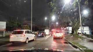 Live no trânsito de Itajaí com essa noite chuvosa aqui na cidade de Itajaí Santa Catarina [upl. by Ellenahc]