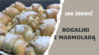 Rogaliki z marmoladą Thermomix  MamaGotuje [upl. by Kcirrej]