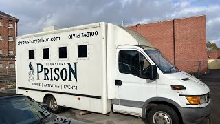 Shrewsbury Prison Tour The Prison Van [upl. by Aitnom]