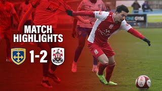 MATCH HIGHLIGHTS  Guiseley AFC 12 Ilkeston Town [upl. by Nolram949]