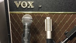 Vintage Shure SM58 vs Royer 121 Microphone [upl. by Lenes]