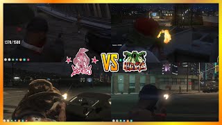 Besties vs Hydra Near GG Parkade 6 v 6 Multi POVs 4th Fight  NoPixel 40 GTA RP [upl. by Verger464]