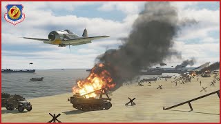 DCS Normandy 1944 quotPipsquot Priller Attacks Sword Beach [upl. by Ahtoelc]