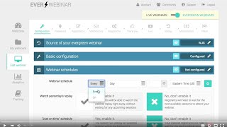 EverWebinar Walk Through Demo [upl. by Aikkan]