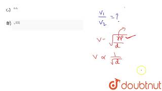 quotIf at same temperature and pressure the densities for two diatomic gases are respectively [upl. by Publea]