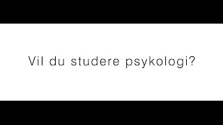 Hvorfor studere psykologi [upl. by Bryn]