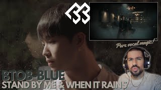 FIRST TIME REACTION TO BTOBBLUE 비투비블루  Stand by me amp Let it rain MVs 🧊BTOB VOCAL LINE 😲 [upl. by Dwan956]