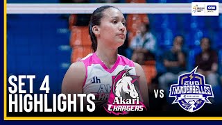 AKARI vs ZUS COFFEE  SET 4 GAME HIGHLIGHTS  202425 PVL ALLFILIPINO CONFERENCE  NOV 14 2024 [upl. by Yrekcaz359]