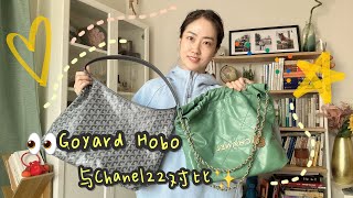 Goyard Hobo VS 香奈儿22bag：经典包包的对比测评 [upl. by Lazes]