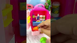 Satisfying with Unboxing amp Review Miniature Kitchen Set Toys Cooking Video  ASMR Videos no music [upl. by Nirot116]