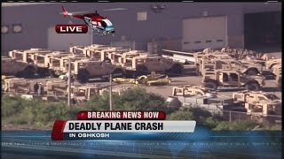 Two killed in Oshkosh plane crash [upl. by Leahsim]