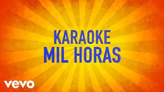 La Sonora Dinamita  Mil Horas Karaoke [upl. by Adnara396]