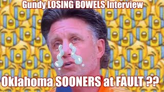 Oklahoma FAULT Mike Gundy LOSES BOWELS in interview  Jim Traber GRILLING [upl. by Bower]