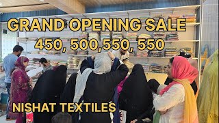 GRAND OPENING SALE NISHATTEXTILES HUGE RUSH [upl. by Brause]