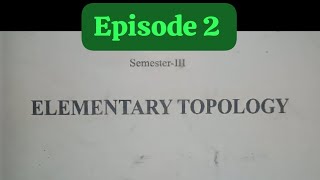 Episode 2 Elementy topology msc 3rd sem Topology l topologies related to natural numbers l space l [upl. by Leslee385]