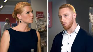 Debat mellem Inger Støjberg Venstre og Junes Kock Hizb utTahrir Skandinavien [upl. by Neal]