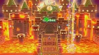 Super Mario 3D World  World Castle 100 Green Stars and Stamps [upl. by Bussy279]