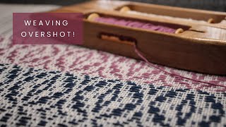 Learn How to Weave Overshot on a 4shaft Weaving Loom [upl. by Yelsew335]