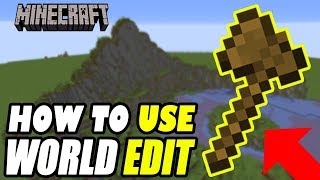 Minecraft How To Use World Edit Commands Building Basics Tutorial [upl. by Andrien]