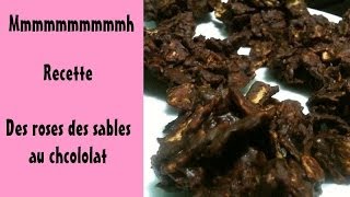 RECETTE  Rose des sables au chocolat sans matière grasse [upl. by Jezreel575]