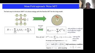 Dynamical Mean Field Theory DMFT for Beginners [upl. by Vial]