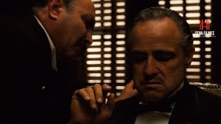 O PODEROSO CHEFÃO CENA INICIO AGORA VOCÊ VEM A MIN E DIZ quotDON CORLEONE FAÇA JUSTIÇAquot [upl. by Odnarb598]